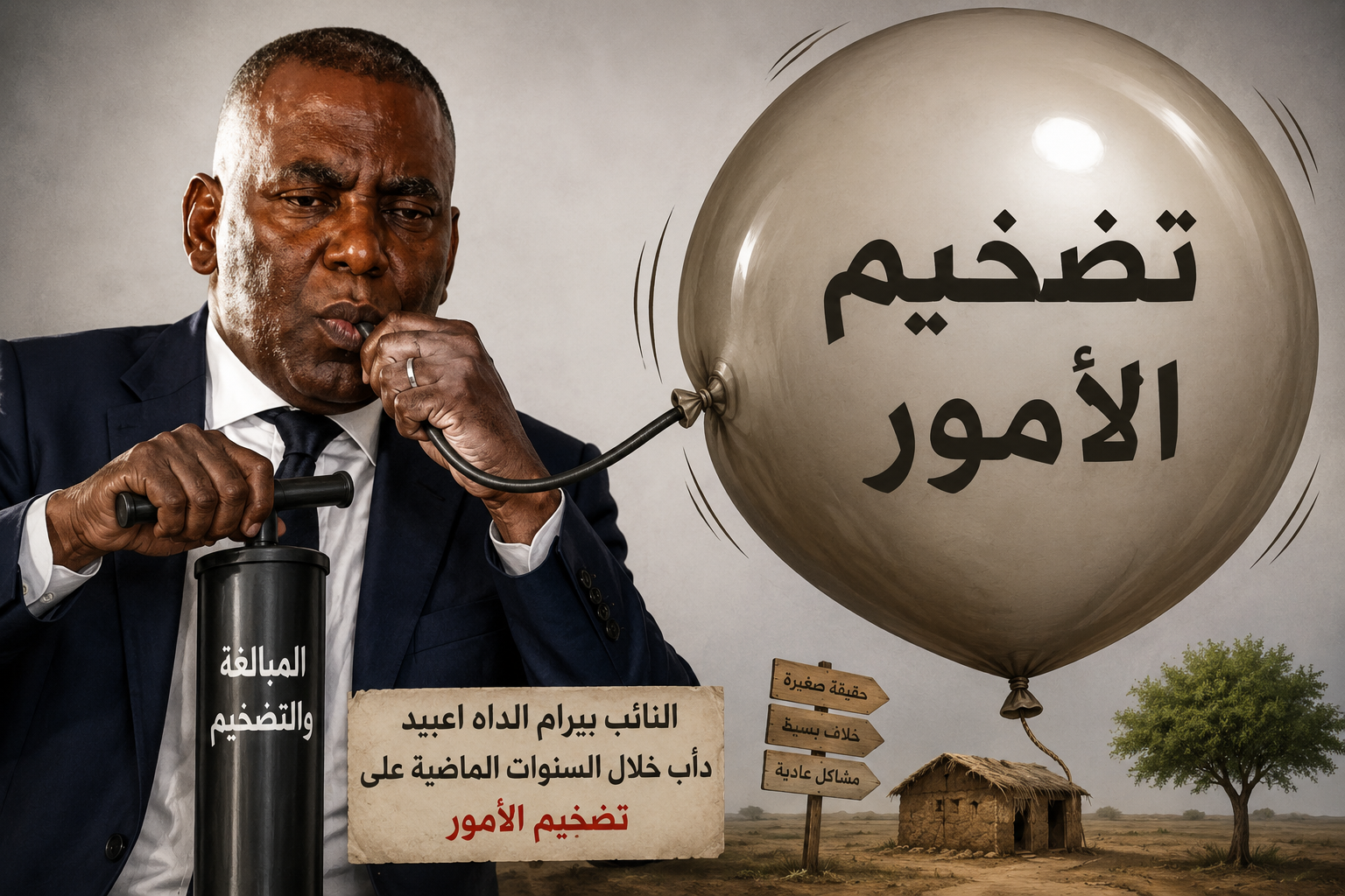 ولد مدو =النائب بيرام الداه اعبيد دأب خلال السنوات الماضية على تضخيم الأمور