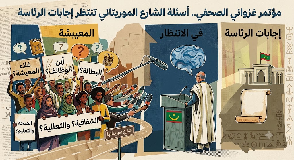 هذه هي الأسئلة التي ستطرح للغزواني في مؤتمره الصحفي