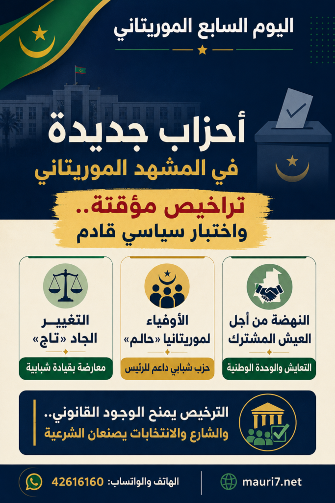 أحزاب جديدة في مشهد قديم.. هل تنعش التراخيص الأخيرة الحياة السياسية في موريتانيا؟