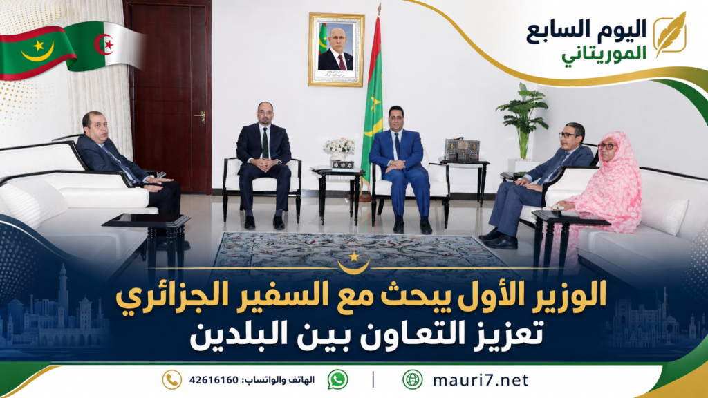 الوزير الأول يبحث مع السفير الجزائري سبل تعزيز التعاون بين البلدين