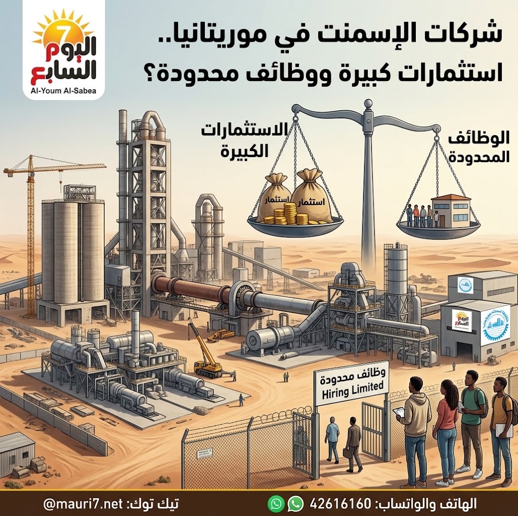 شركات الإسمنت في موريتانيا.. استثمارات كبيرة ووظائف محدودة؟